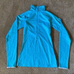 Nike Pro 1/4 Zip Pullover. Turquoise/Blue Size XS​​